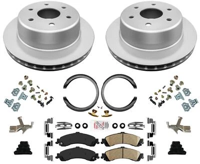 Pastilha de freio a disco revestida de desempenho melhorado rotores de freio a disco para 03-06 Escalade - Imagem 1 de 4