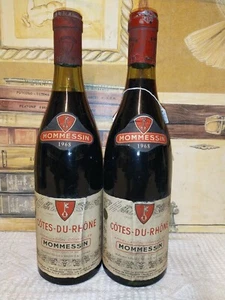 1xVino 1968 Cotes du Rhone Mommessin 72cl 12.5% - Imagen 1 de 6