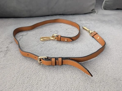 Burberry Bag Replacement Brown Tan Leather Shoulder Crossbody Strap Adjustable - Image 1 of 4