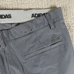 Pantalones cortos de golf Adidas 365 para hombre 36 grises a cuadros cintura elástica 10” - Imagen 1 de 7
