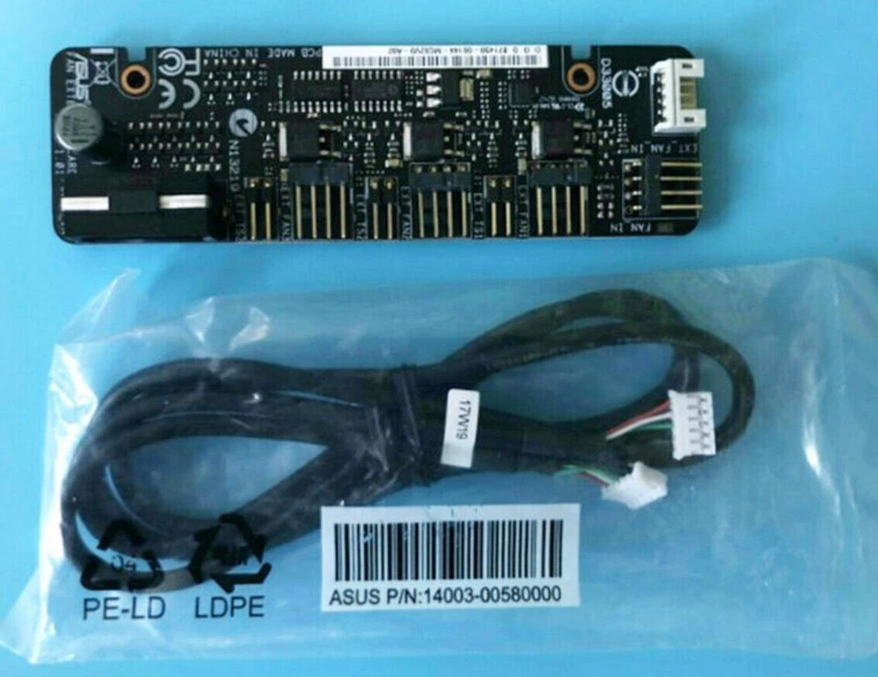 1SET Fan Extension Card for X99 Z170 Z270 RAMPAGE V EXTREME USB3.1 ORIGINAL - Image 1 of 1