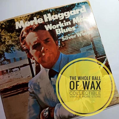 Merle Haggard Workin' Man Blues / Silver Wings 45 EXCELLENT 1969 - Image 1 of 4