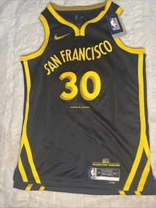 Nike GoldenState Warriors Stephen Curry City Authentic Trikot M Kostenloser Versand A19 - Bild 1 von 3