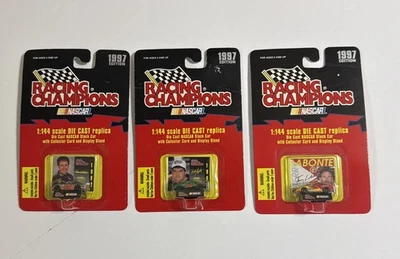 NASCAR Racing Champions 1997 Edición Escala 1:144 Réplicas (3 Coches) - Nuevo en Paquete Sellado Foto 1 de 4