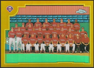 Philadelphia Phillies 2001 Topps Chrome Retrofractors #643 Team Card RARE 🔥 - Image 1 of 2