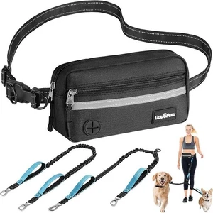 Cinturón de cintura ajustable manos libres con correa para perro mascota para trotar caminar correr - Imagen 1 de 7