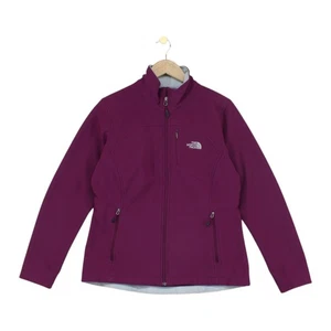 North Face Softshell Fleece Jacket Womens Size L Pink Hiking Outdoor - Picture 1 of 15