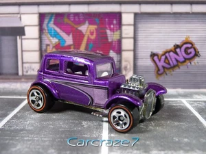 Ford Vicky 2002 Hot Wheels serie Redlines púrpura '32 suelto 1:64 D1 - Imagen 1 de 8