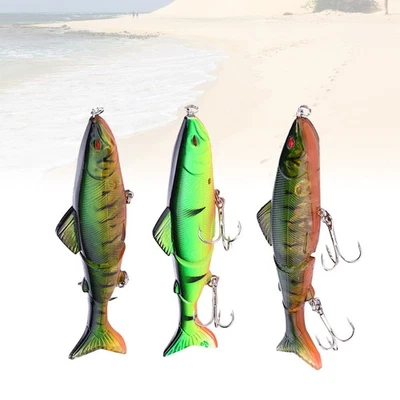  3 Pcs Angel Futter Fisch Köder Weiche Fischereiköder Für Bassfischen - Bild 1 von 4