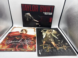 Taylor Swift LOT 3 OFFICIAL TOUR PROGRAMS Red Speak Now Fearless FREE SHIPPING - Picture 1 of 11