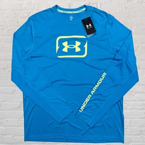 Camisa Under Armour Fish Pro Iso-Chill Manga Larga Pesca UPF Azul Para Hombre Grande - Imagen 1 de 5