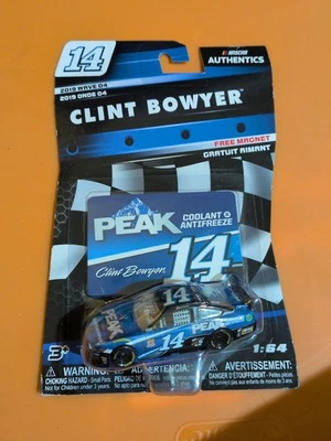 #14 Clint Bowyer Nascar Authentics 2019 Wave 4 4 литая пиковая охлаждающая жидкость масштаб 1:64 - Изображение 1 из 4