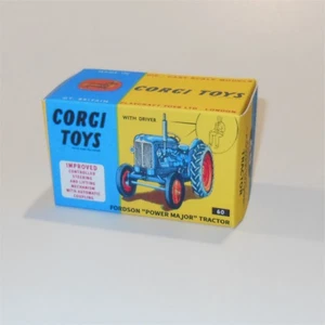 Corgi Toys   60 Fordson Power Major Tractor Repro Box - Picture 1 of 4
