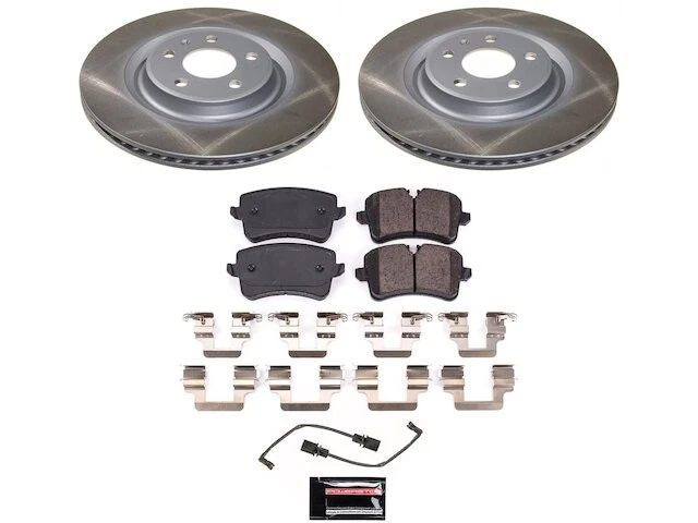 Kit de pastillas de freno trasero y rotor para 12, 15-21 Audi Porsche A7 Quattro Macan YC31N5 Foto 1 de 1