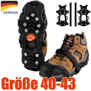 Größe40-43 Anti Rutsch Schuhspikes Ice Grips Schuhkrallen Steigeisen für Schuhe - Bild 1 von 12