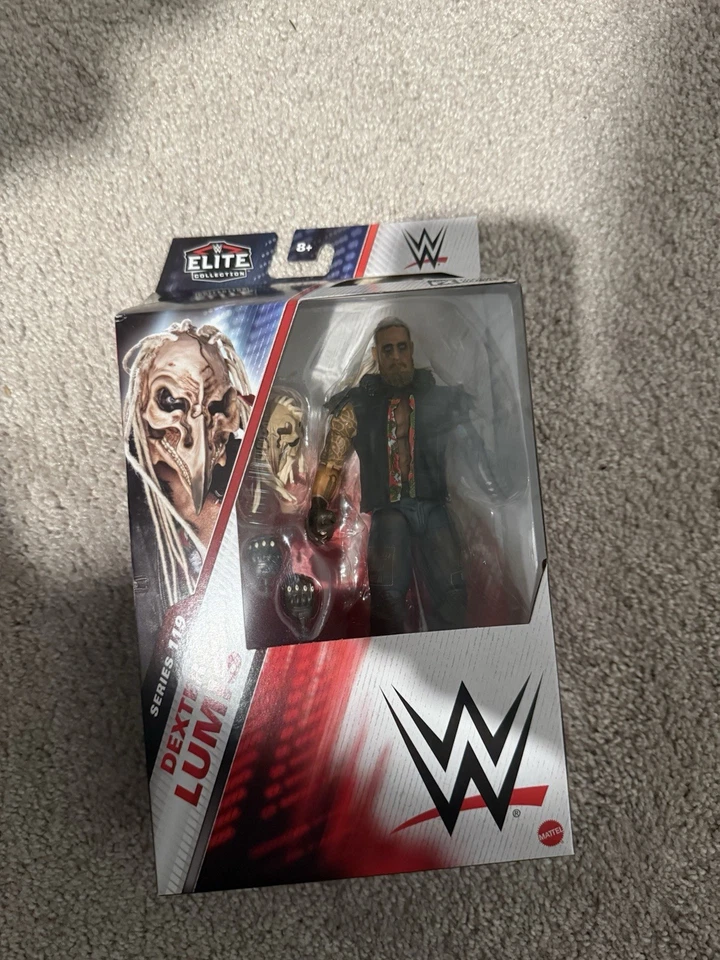 Boneco de ação Mattel WWE Elite Series 119 Dexter Lumis luta livre - Imagem 1 de 1