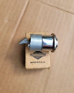 NOS Chrome Push Button Glove Box Lock Willys MB M38 M38A1 Ford GPW Jeep A3823 - Picture 1 of 9