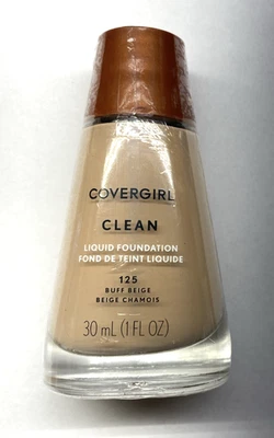 Covergirl Clean Normal Skin Liquid Foundation # 125 Buff Beige  - Image 1 of 2