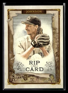 Randy Johnson #'d 007/199 - 2025 Topps Allen & Ginter Rip Card UNRIPPED HOF - Bild 1 von 2