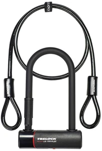 Trelock U5 Mini 180mm Lock and Flex Cable Sold Secure Gold - Picture 1 of 4