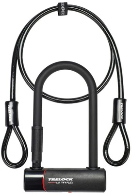 Trelock U5 Mini 180mm Lock and Flex Cable Sold Secure Gold - Image 1 of 4