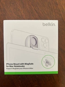 Support Belkin iPhone (tous modèles 12,13,14) neuf avec MagSafe pour ordinateurs portables Mac - Photo 1 sur 4