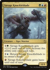 Khans of Tarkir Savage Knuckleblade MTG Magic the Gathering NM - Picture 1 of 1