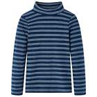  ' T-Shirt with Long Sleeves  T Shirt Tops Striped Navy Blue N4Z2