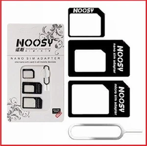 ADAPTER KART NANO MICRO SIM CZYTNIK IGŁA TELEFON KOMÓRKOWY TABLET SMARTFON UNIWERSALNY - Z7 - Zdjęcie 1 z 3