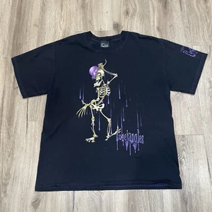 Vintage Tim Burton 2005 Corpse Bride Movie T Shirt Bonejangles Size Large - Picture 1 of 8