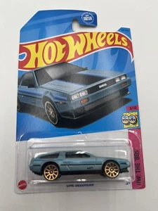 NEW 2023 Hot Wheels Blue DMC Delorean The 80’s #8/10 101/250 HKG84 Die Cast Car - Picture 1 of 2