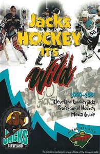 2000-01 Cleveland Lumberjacks International Hockey League Media Guide IHL #FWIL