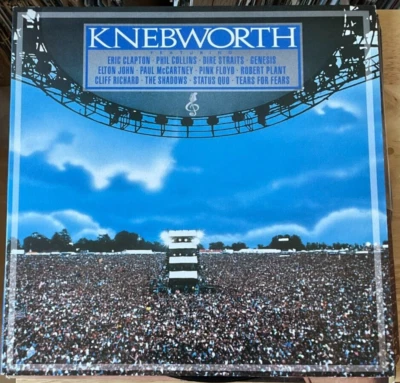 Various – Knebworth / The Album UK 1990 ROCK/POP best album VERY GOOD+ DOUBLE LP - Image 1 of 4