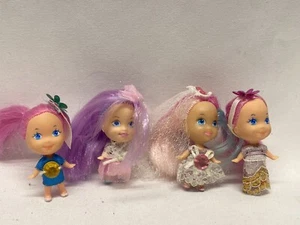 Little Kiddle’s RARE Tyco Daisy Dance Party 4 Dolls And Perfume Case - Imagen 1 de 6
