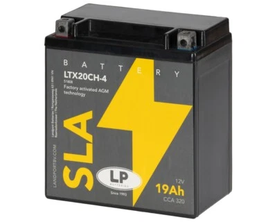 YTX20CH-BS AGM Motorradbatterie 19Ah 12V LANDPORT LTX20CH-4 82002 5189 YTX20A-BS - Bild 1 von 4