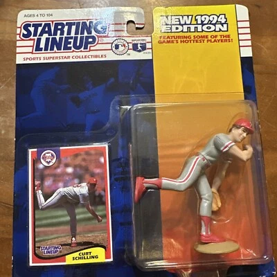 Figura 1994 alineación inicial SLU Curt Schilling MLB Philadelphia Phillies nueva B19 Foto 1 de 4