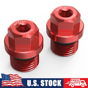 Front Differential Fill & Drain Plug For Polaris ACE 570 Ranger XP 1000 RZR 1000 - Picture 1 of 12