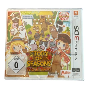 Nintendo 3DS Spiel Story of Seasons Trio of Towns Neu & Sealed - Imagen 1 de 2