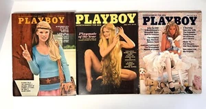 Playboy Magazine- September 1970 June 1978,  April 1976 Centerfolds Intact EUC - Picture 1 of 3