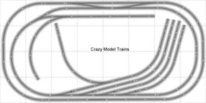 Bachmann E-Z Track Train Layout #011 Train Set HO Scale 4' X 8' Wire Switches - Picture 1 of 5