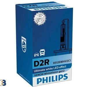 Philips D2R Xenon WhiteVision gen2 HID Headlight Bulb 85126WHV2C1 5000K (Single) - Picture 1 of 1