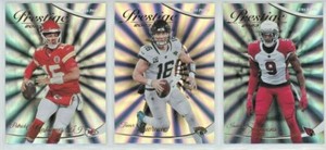 2023 Panini Prestige Football SILVER SUNBURST Parallel Pick a Player You Choose