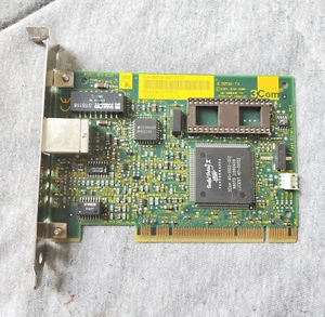 Vintage Ethernet 10/100 PCI network card - tested working - 3COM 3C905B-TX - Picture 1 of 3