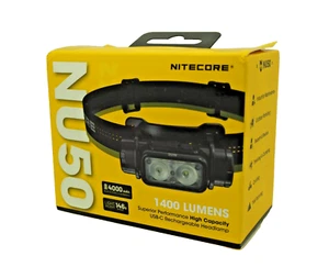 Nitecore NU50 High Output 1400 lumen lightweight rechargeable headlamp - Picture 1 of 1