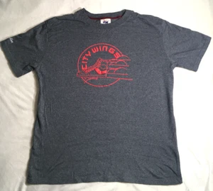 Camiseta deportiva vintage gris jaspeado Pony City Wings grande - Imagen 1 de 6