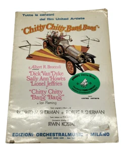 Chitty Chitty Bang Bang Spartiti OST 13 Brani Testi Linea Melodica Vintage 1969 - Foto 1 di 10