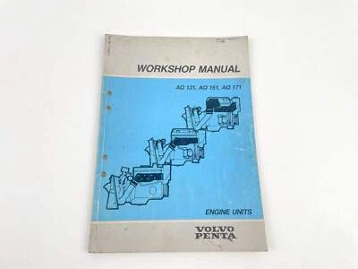 Volvo Penta Engine Units Workshop Manual P# 7732007-5 - Image 1 of 4