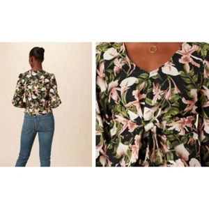 NWT 168 AMOUT VERT Women's Annika Lily Top Sz M NWT 168 - Picture 1 of 2