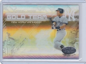 2005 Leaf Certified Gold Team #GT-6 Derek Jeter Yankees Free Shipping! - Picture 1 of 2