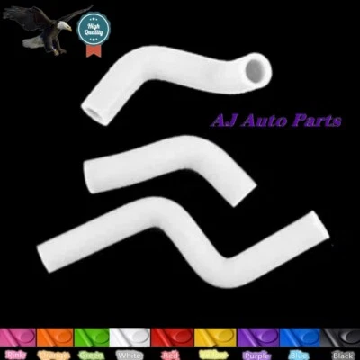 Nuevos kits de manguera de refrigeración de radiador de silicona BLANCO para KAWASAKI KX85 KX100 2014-2017 Foto 1 de 4